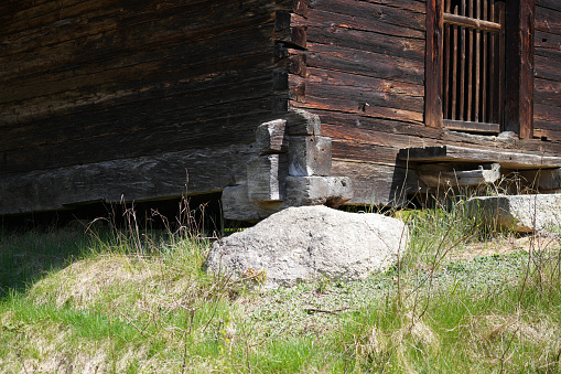 Reconstructed settlement of ancient Slav, Biskupin, Wielkopolska, Poland