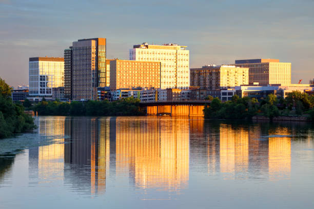 istock Assembly Square neighborhood skyline in Somerville 1406217015
