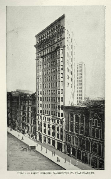 istock American Victorian architecture, Title and Trust building chicago, 19th Century 1406217134