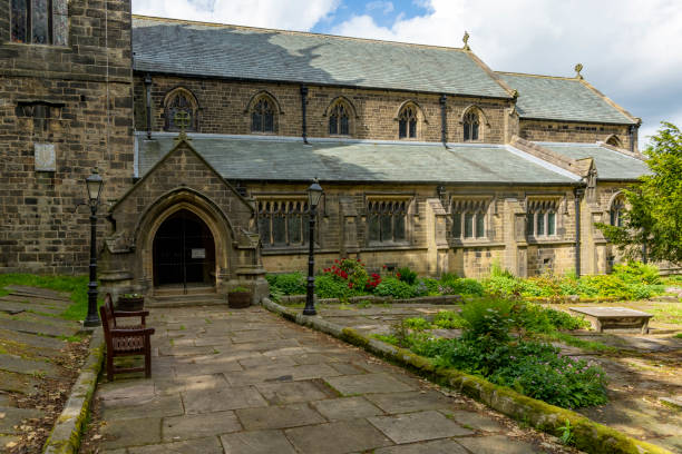 istock Haworth church and churchyard 1406219178