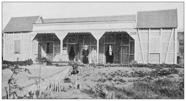 istock Antique photo: Church mission in Madagascar, Saint Vincent de Paul 1406220397