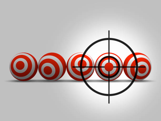 istock Aim and shoot. A 3D image that expresses a momentary chance. 1406229205