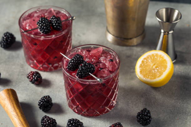 istock Boozy Refreshing Bramble Blackberry Cocktail 1406230512