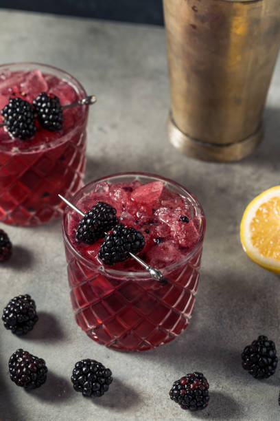 istock Boozy Refreshing Bramble Blackberry Cocktail 1406230522