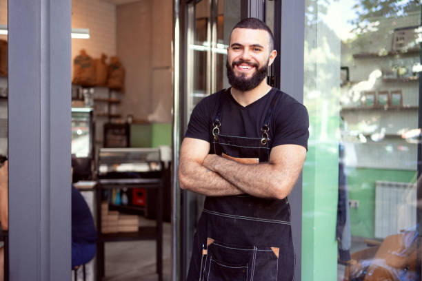 istock Barista in a local coffee shop 1406230688