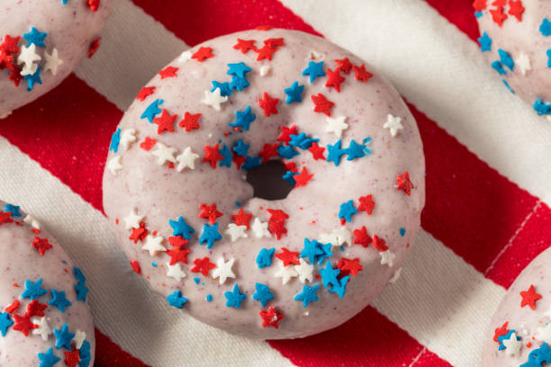 istock Homemade American Festive Donuts 1406230927
