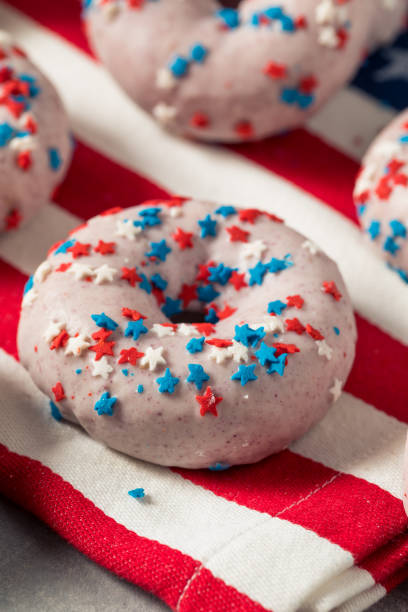 istock Homemade American Festive Donuts 1406230938