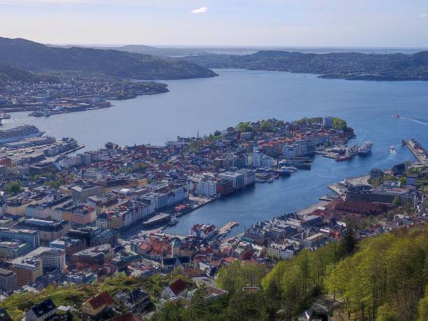 istock Panoramic view of Bergen, Norway 1406234821