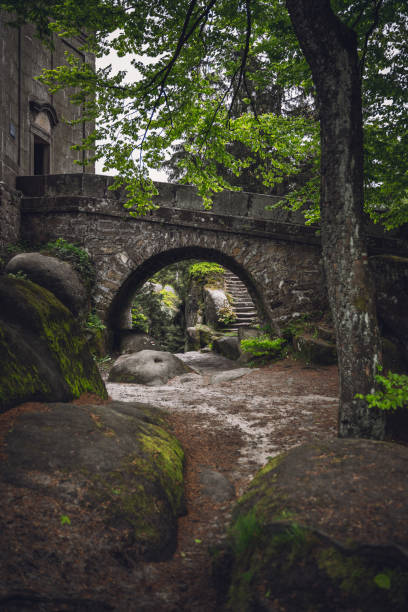 istock Historical stone bridge in nature 1406236987