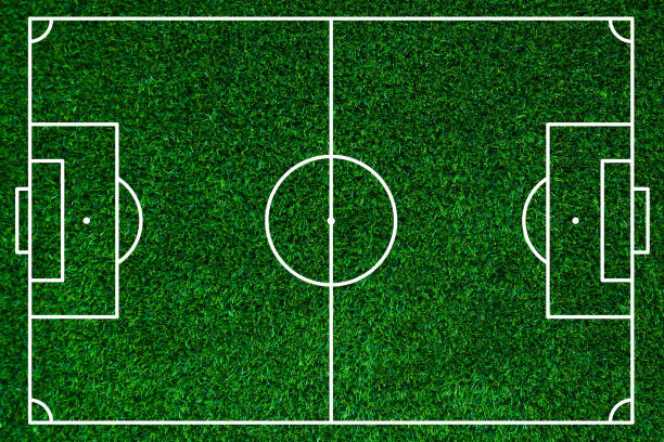 istock Abstract green grass football field of artificial grass background texture,Soccer. Playing field of football. betting and competition. White lines that delimit the areas,Football field Top view 1406248335