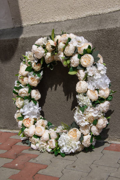 istock wreath used at a baptism in Romania, 2022 1406253822