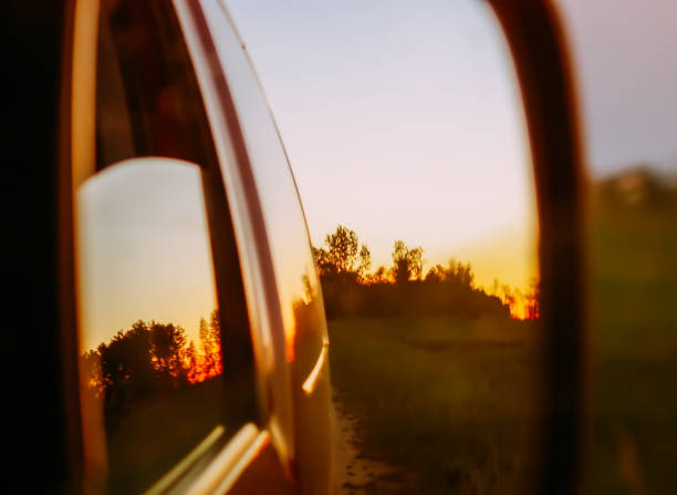 istock Automobile window close up. Reflections in a glass. 1406256559