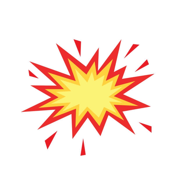 vektorillustration der funkenexplosion. - moving up flash stock-grafiken, -clipart, -cartoons und -symbole