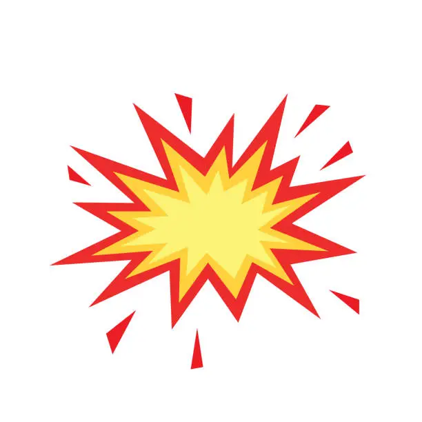 Vector illustration of Vector illustration of spark explosion.