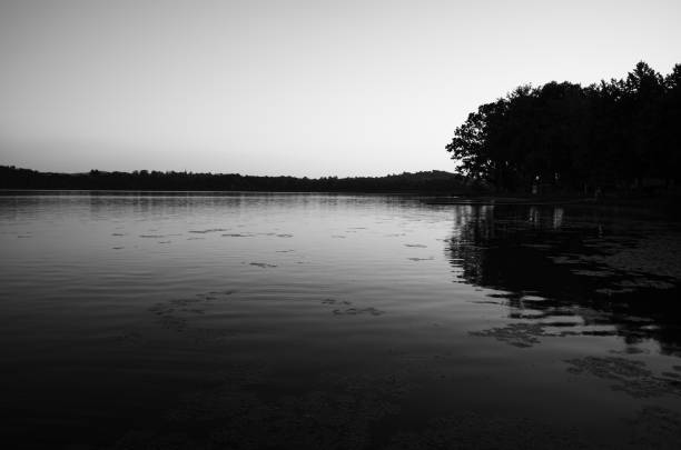 Gavirate - Varese lake at sunset