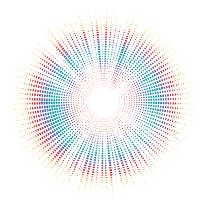 Sunburst with light beams
