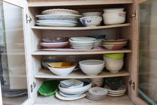 istock dish storage cabinet clean nodern kitchen 1406288094