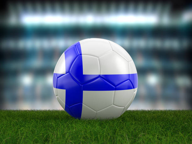istock Soccer ball Finland flag 1406295088