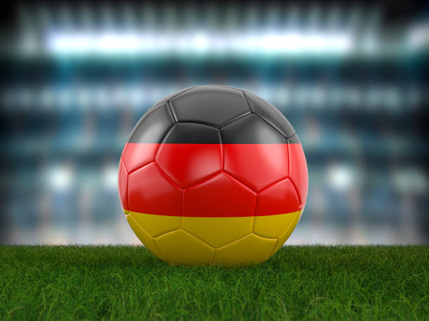 istock Soccer ball Germany flag 1406295106