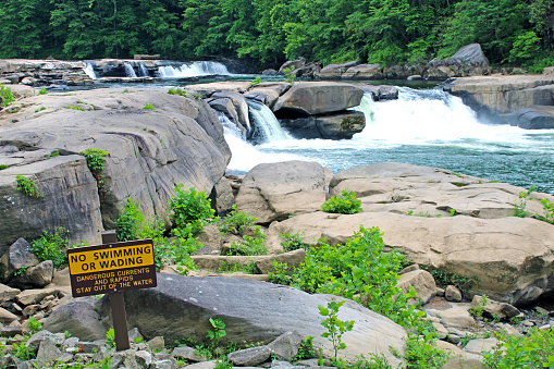 Valley Falls, West Virginia, USA - waterfalls, rapids