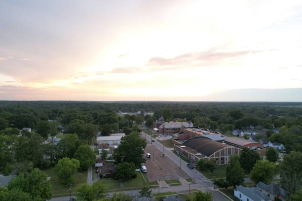 istock Sunset from over the city 1406295935