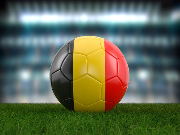 istock Soccer ball Belgium flag 1406296022