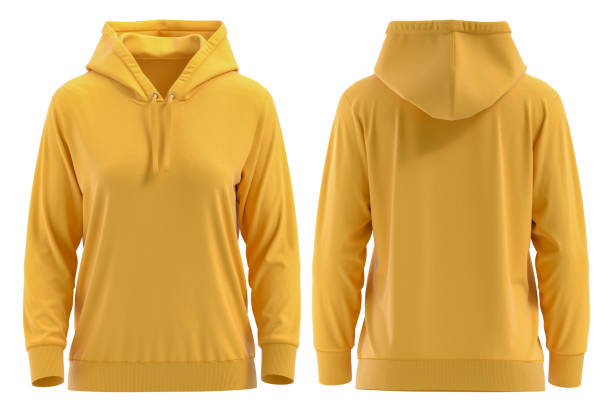 istock Yellow Woman hoodie 1406296936