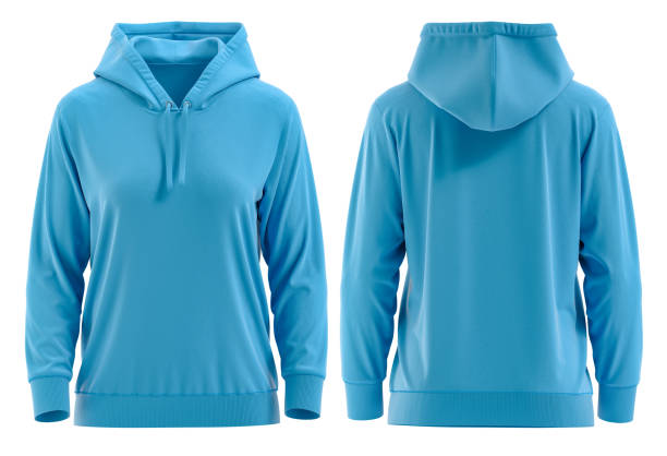 istock Blue Woman hoodie 1406296938