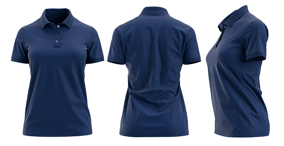 Navy Polo shirt Short-Sleeve