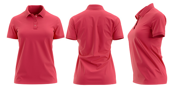 Red Polo shirt Short-Sleeve