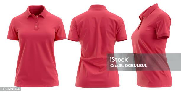 Polo Shirt Shortsleeve Stock Photo - Download Image Now - Polo Shirt, Polo, T-Shirt