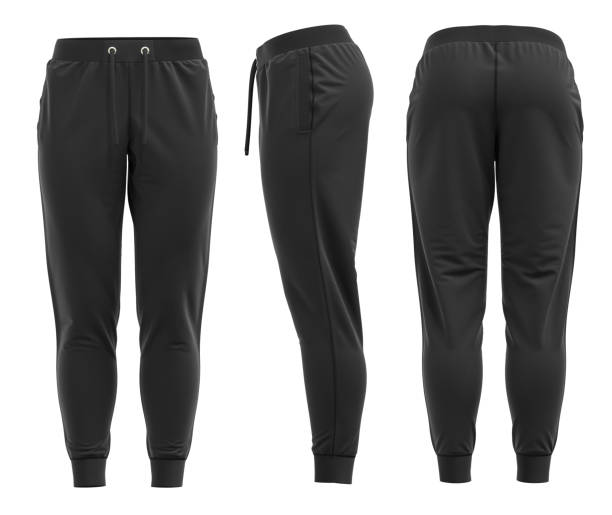 Women's Sweatpants Sport Women's Sweatpants Sport jogging pants stock pictures, royalty-free photos & images