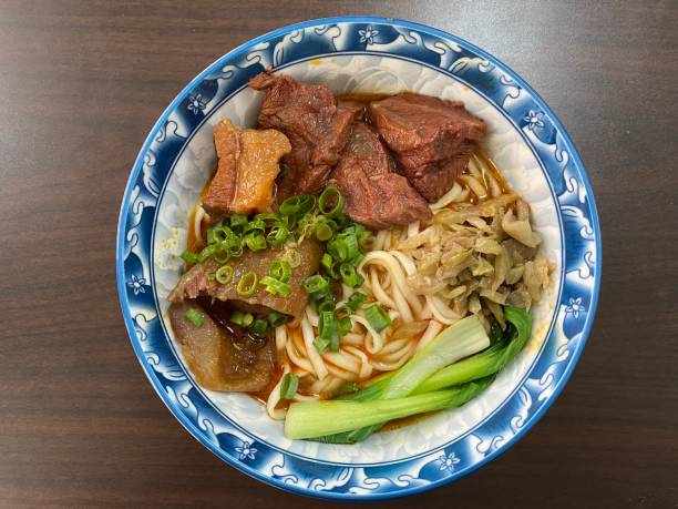 istock Taiwan traditional beef noodle soup ready to be served 1406308139