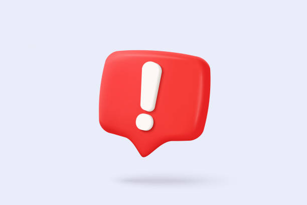 istock 3d red danger attention bell or emergency notifications alert on rescue warning in background. alert important for security urgency concept. 3d warning urgent icon vector render illustration 1406311354