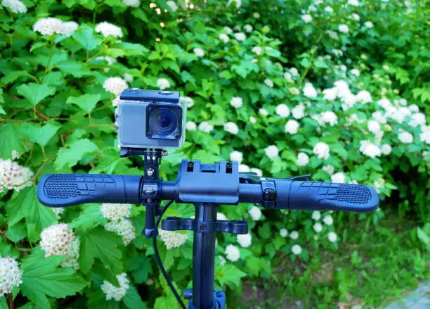 Action-camera for shooting nature and objects