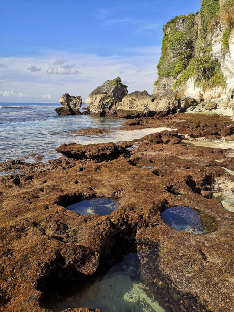 istock Rocks at Uluwatu beach, Bali, Indonesia 1406315162