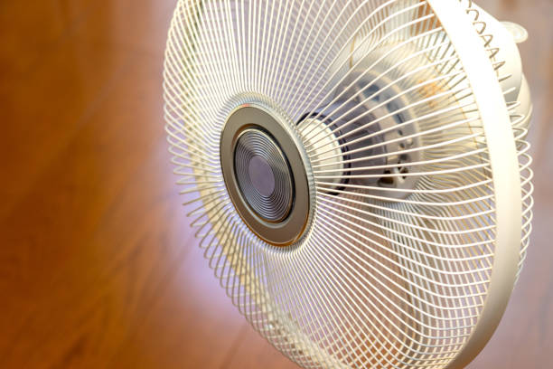 istock Close up on an electric fan 1406325213