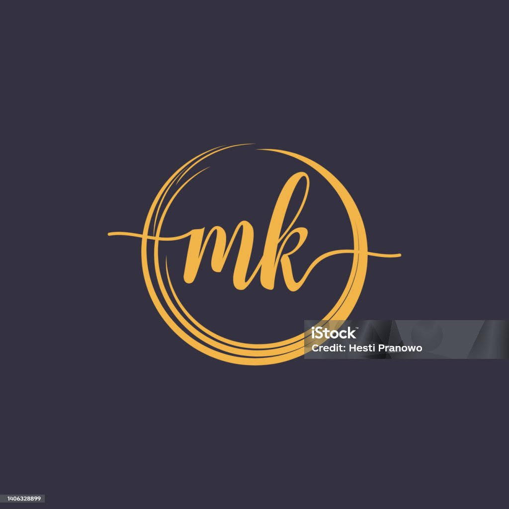 Vector Luxury Style Letter Mk Logo Monogram Alphabet Stock Illustration -  Download Image Now - iStock