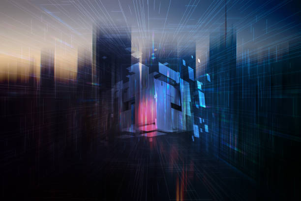 istock The meta-universe of the virtual world 1406329678
