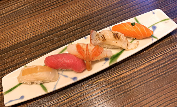 istock Japanese Sushi Plate 1406331143