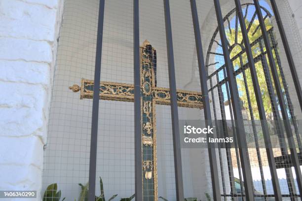 Cross Of The Lamb Hermitage Interior Velez Malaga Spain Stock Photo - Download Image Now
