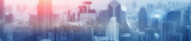 istock Hong Kong panoramic. Modern city. 1406341740