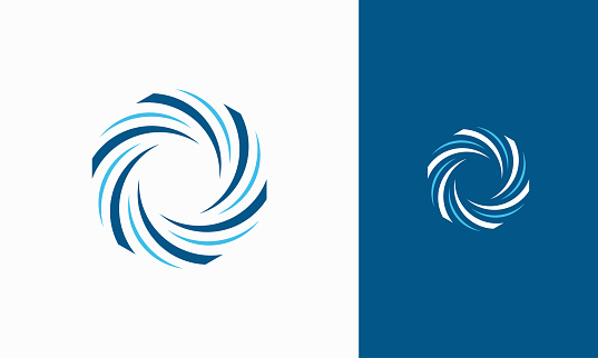 Circle Tornado  symbol isolated, Abstract Hurricane  Symbol, Typhoon vector illustration