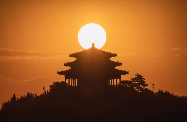 Sunrise of Wanchun Pavilion