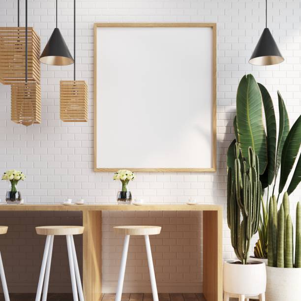 istock picture frame in living room interior 1406352461