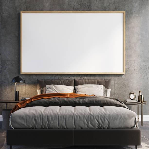 istock picture frame in living room interior 1406352470