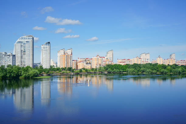 istock View at residential district Obolon in Kiev, Ukraine 1406374921