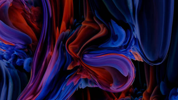 istock Color paint drops in water , Abstract color mix background, 1406375881