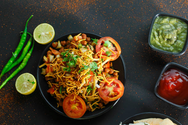 istock Black Chickpea Chaat or Kala Chana Chat 1406387844