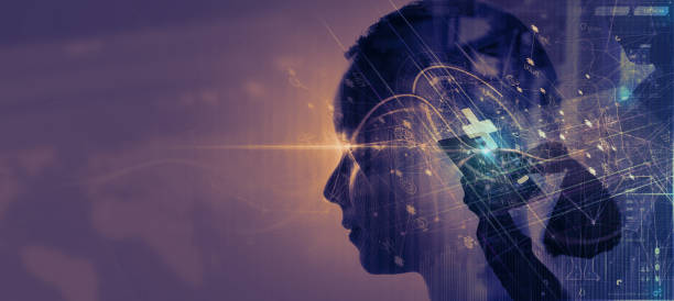 istock Double explosure of Medical technology concept working for Remote medicine and Electronic medical record with female doctor. 1406392904